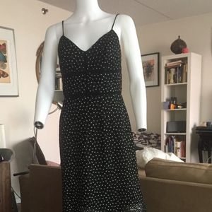 Jill Stuart B & W Embroidered Evening Dress